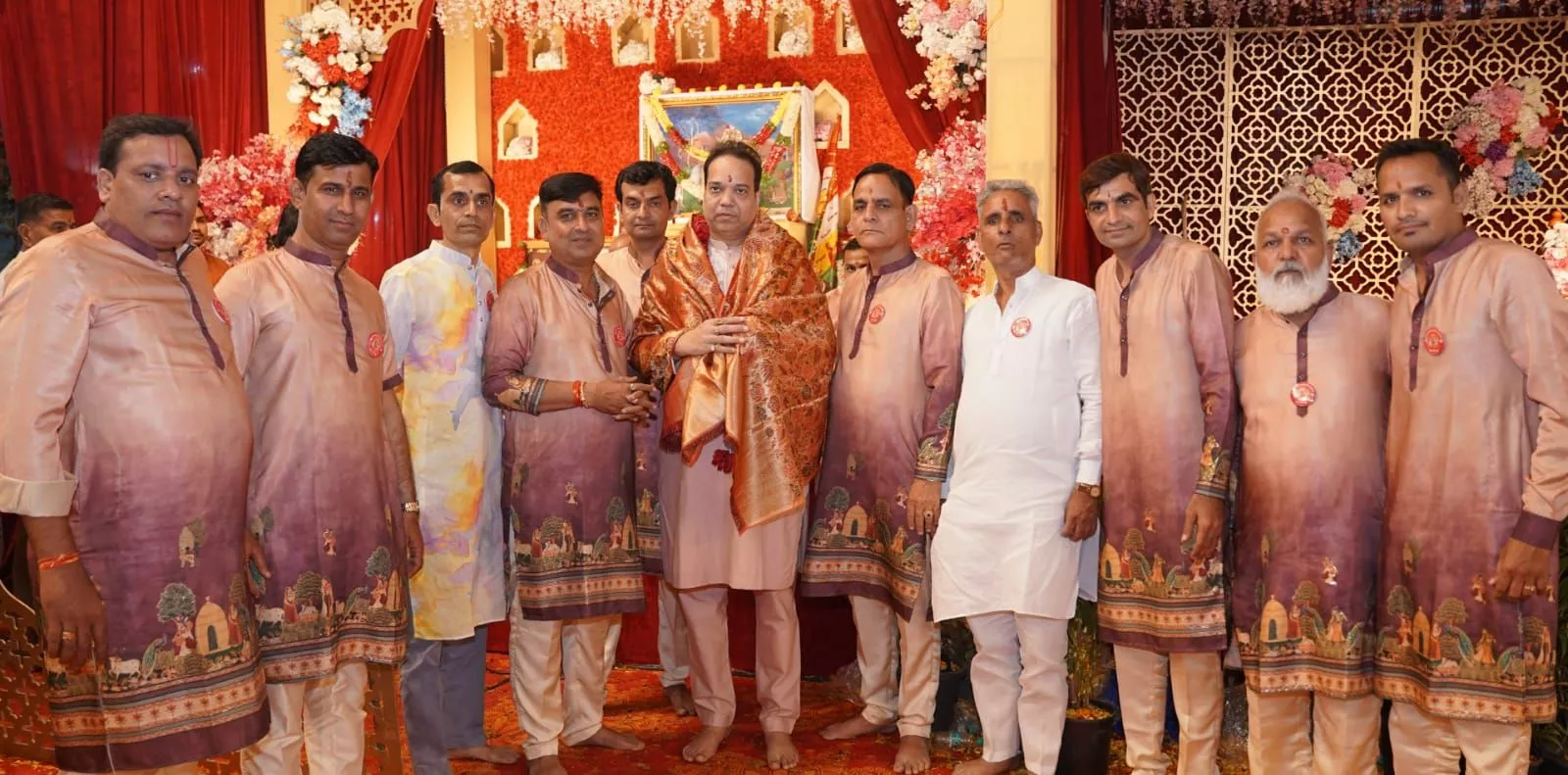 श्री रामदेवजी महाराज का जागरण अत्तापुर स्थित मंदिर में