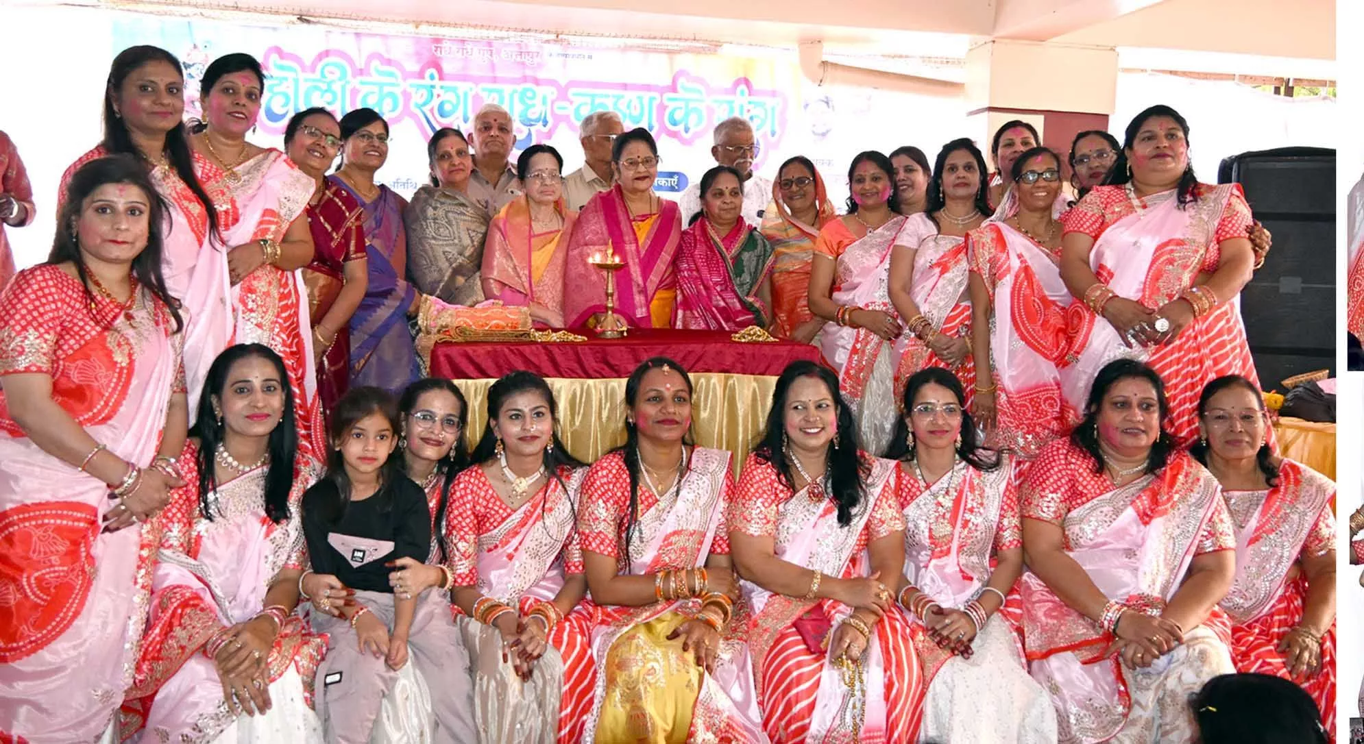 अत्तापुर में राधे-राधे ग्रुप का होली कार्यक्रम