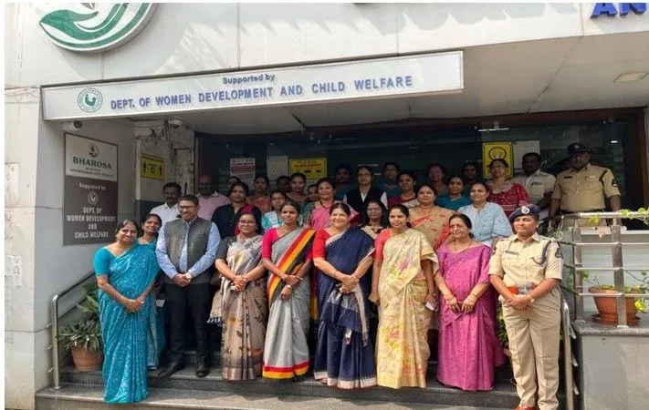 एससीपीसीआर अध्यक्ष सीता रेड्डी भरोसा सेंटर हैदराबाद में