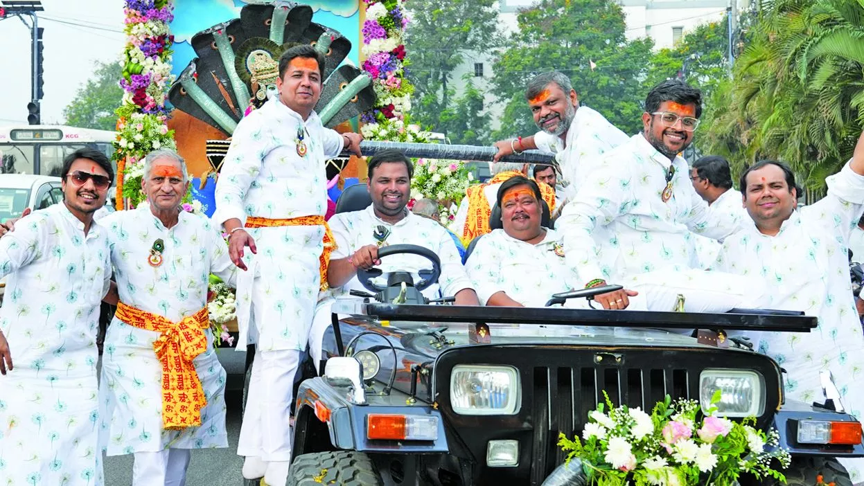 खाटू श्याम बाबा की शोभा यात्रा