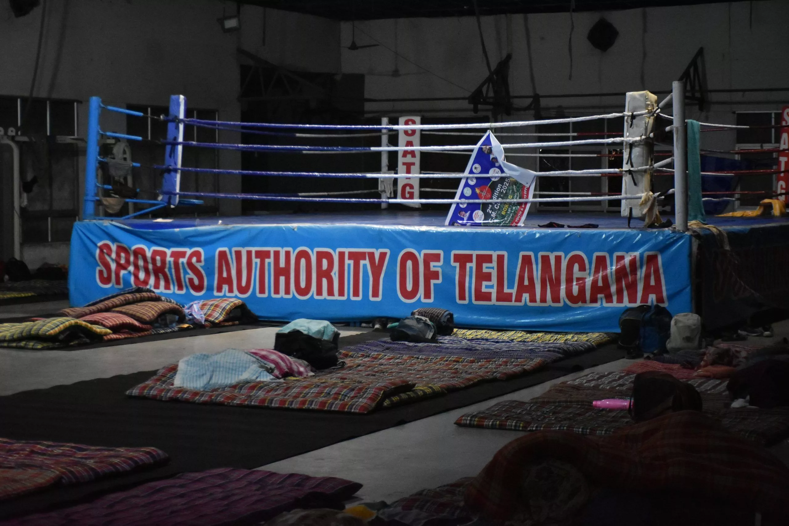 सीएम कप खिलाड़ियों के लिए असुविधाजनक आवास और भोजन