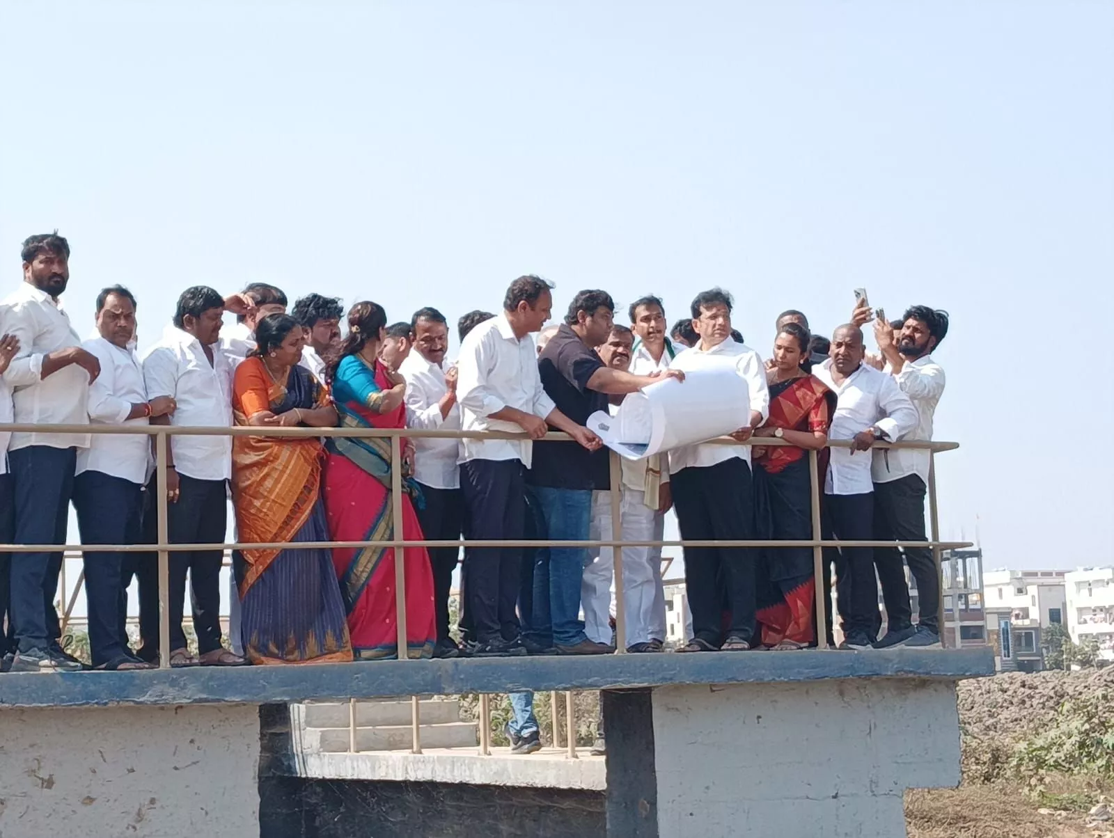 उप्पल झील विकास परियोजना का मंत्री ने किया निरीक्षण