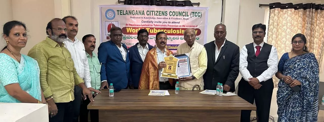डॉ. ए. राजेशम बेस्ट टीबी एलिमिनेशन अवार्ड 2026 समारोह में
