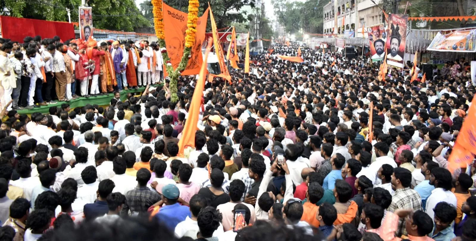 हैदराबाद में निकली भव्य श्रीराम नवमी शोभायात्रा