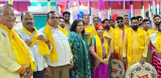 श्री अष्टसखी राधाकृष्ण देवस्थानम् में रंगपंचमी उत्सव