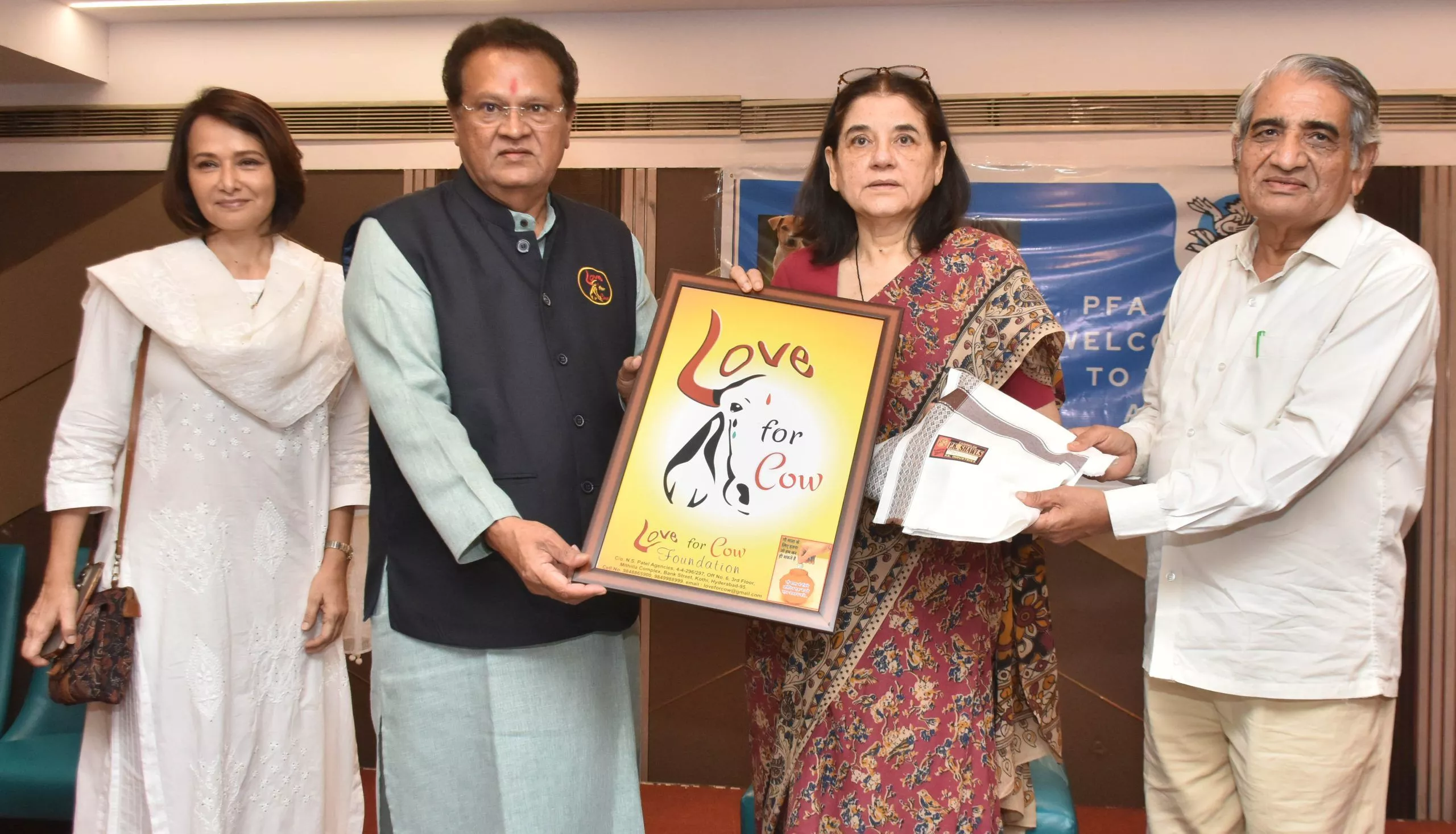 पशु कल्याण पर मेनका गांधी का संबोधन