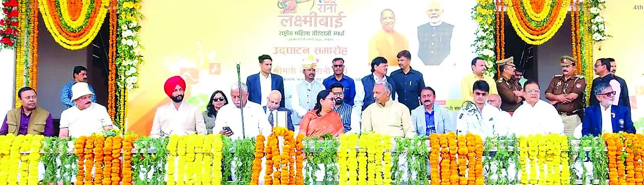 खेलो इंडिया तीरंदाजी में प्रतिभागी खिलाड़ी