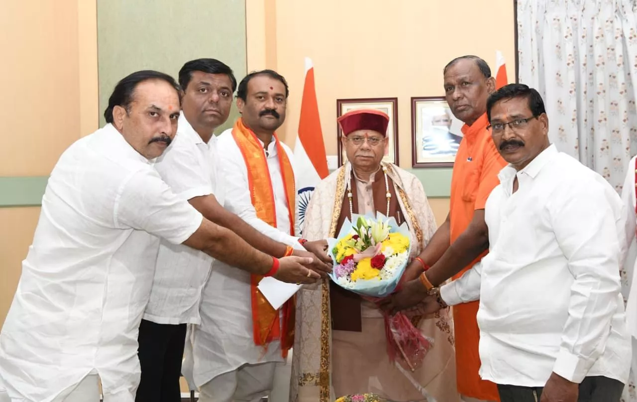 हैदराबाद में श्रीराम नवमी शोभायात्रा का मुख्य दृश्य