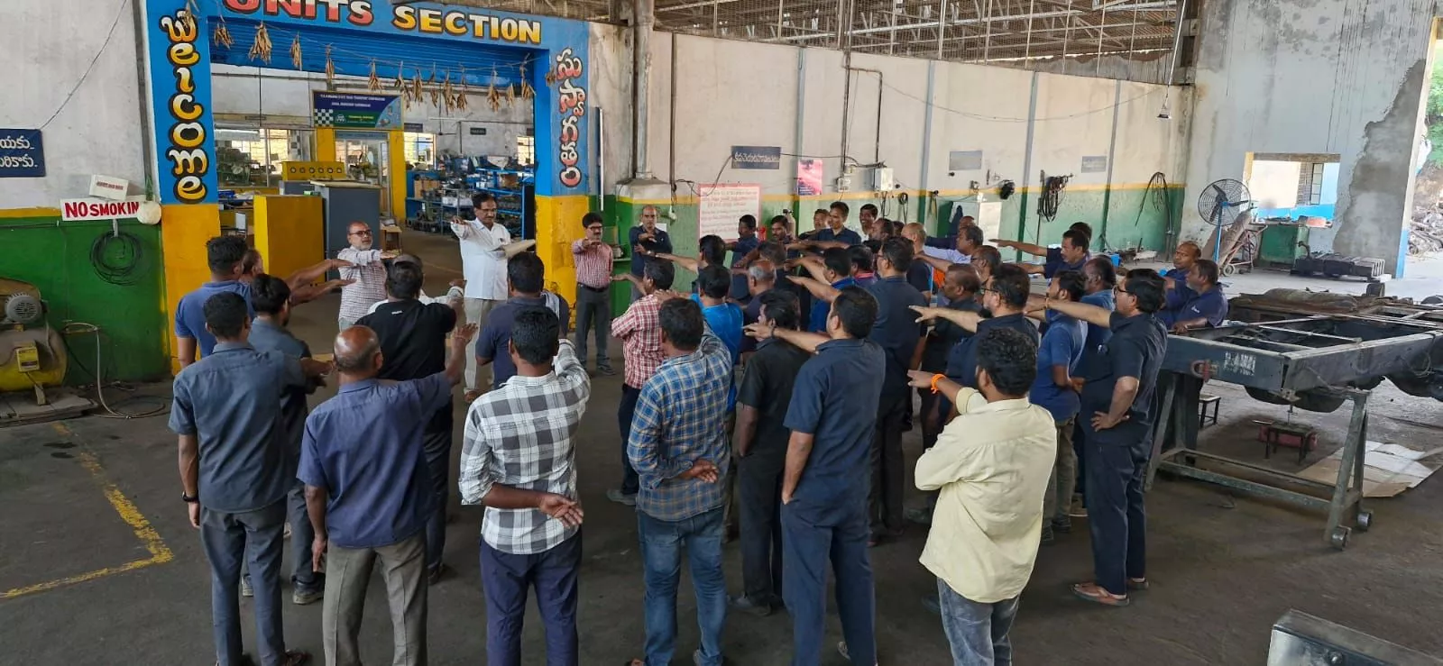 टीजीएसआरटीसी कर्मचारी राष्ट्रीय सुरक्षा सप्ताह में