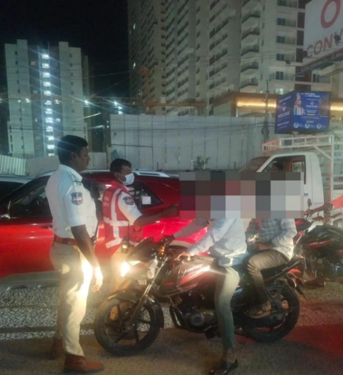 साइबराबाद में शराबी वाहन चालकों पर कार्रवाई