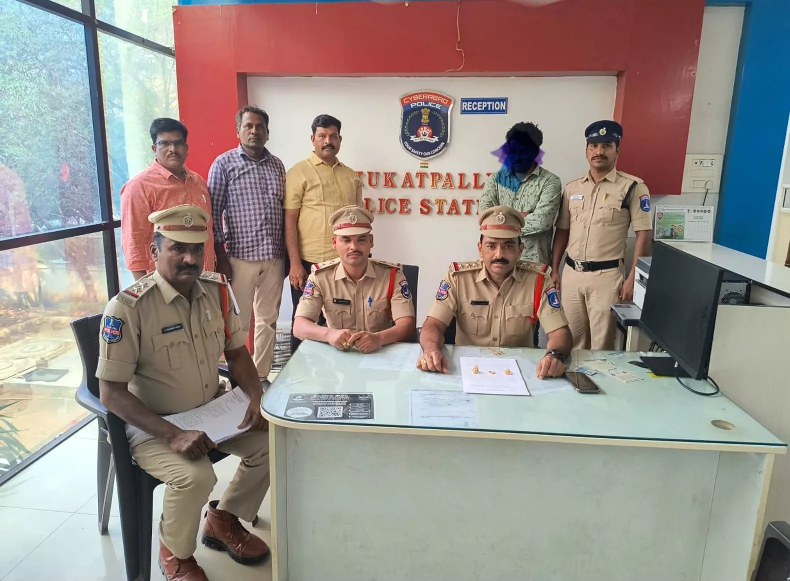 ज्वेलरी शॉप में चोरी के आरोपी की गिरफ्तारी