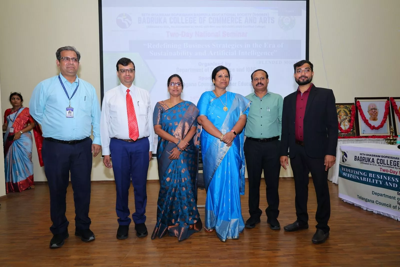 बद्रुका कॉलेज में एआई और सस्टेनेबिलिटी सेमिनार का उद्घाटन
