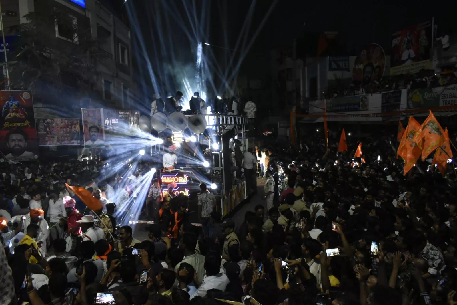 हैदराबाद में निकली भव्य श्रीराम नवमी शोभायात्रा