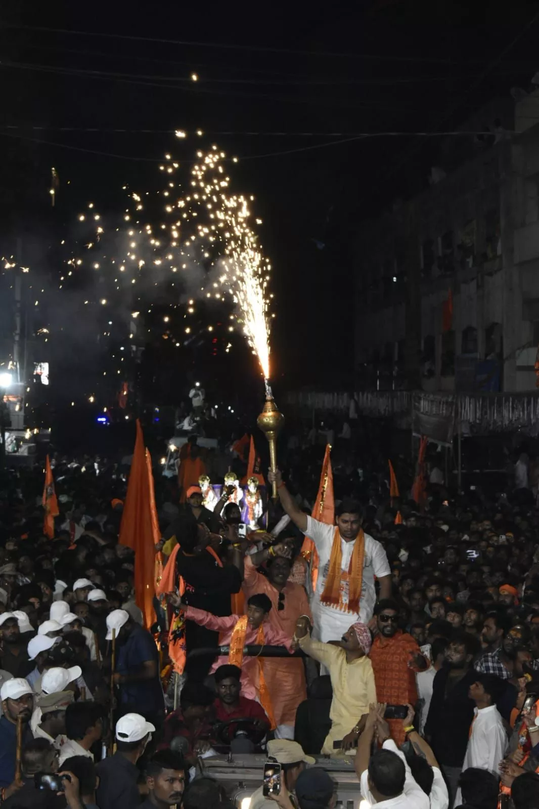 हैदराबाद में निकली भव्य श्रीराम नवमी शोभायात्रा