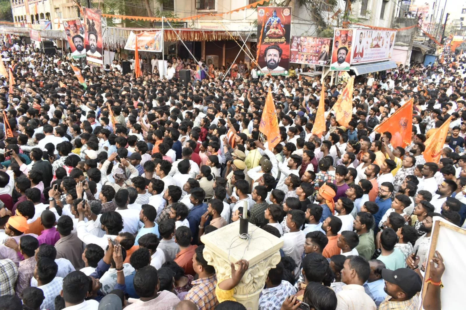 हैदराबाद में निकली भव्य श्रीराम नवमी शोभायात्रा