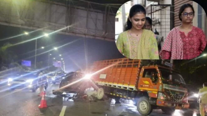 नारसिंगी सड़क हादसे में घायल लोग एंबुलेंस में।