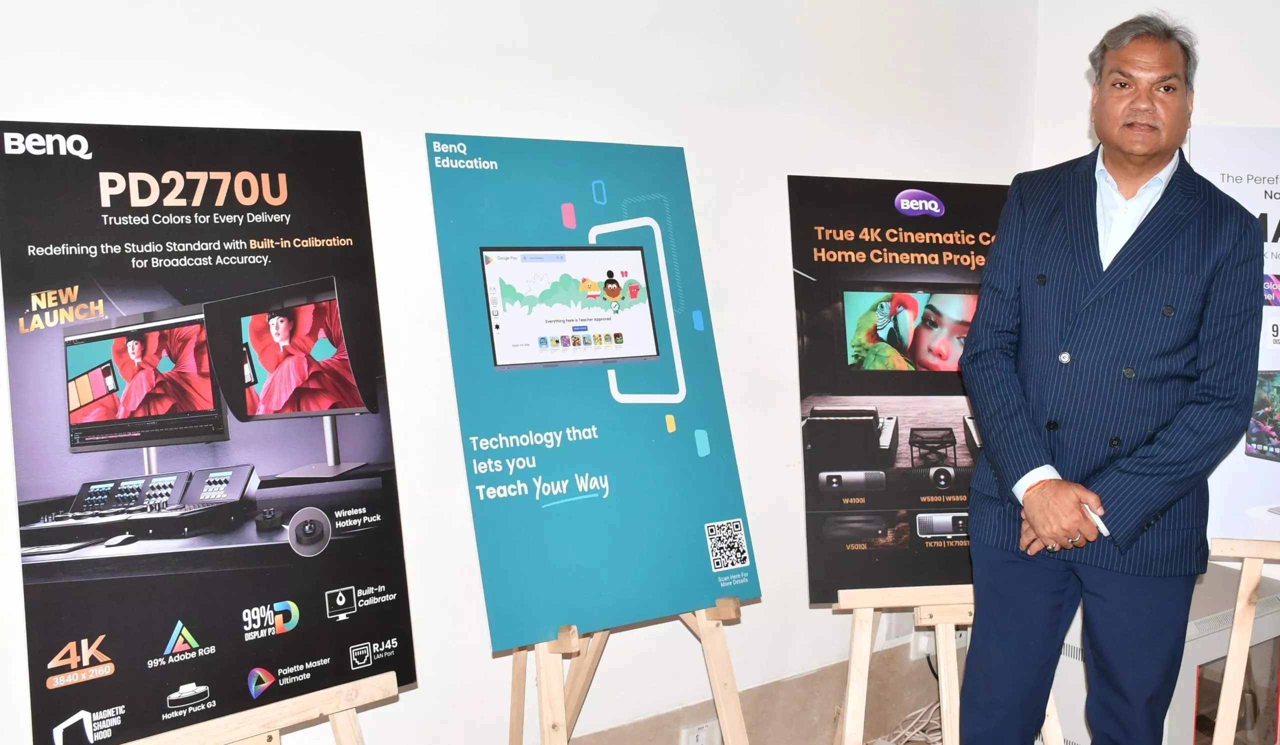 बेनक्यू इंटरैक्टिव डिस्प्ले पैनल का प्रदर्शन