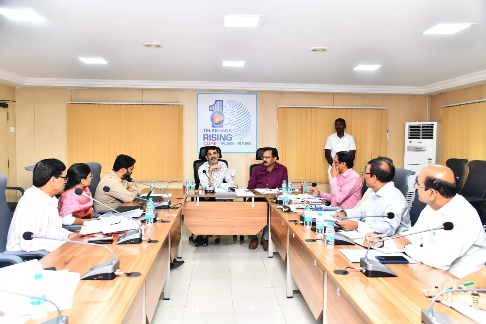 जीएचएमसी में 99 दिन की योजना पर समीक्षा बैठक