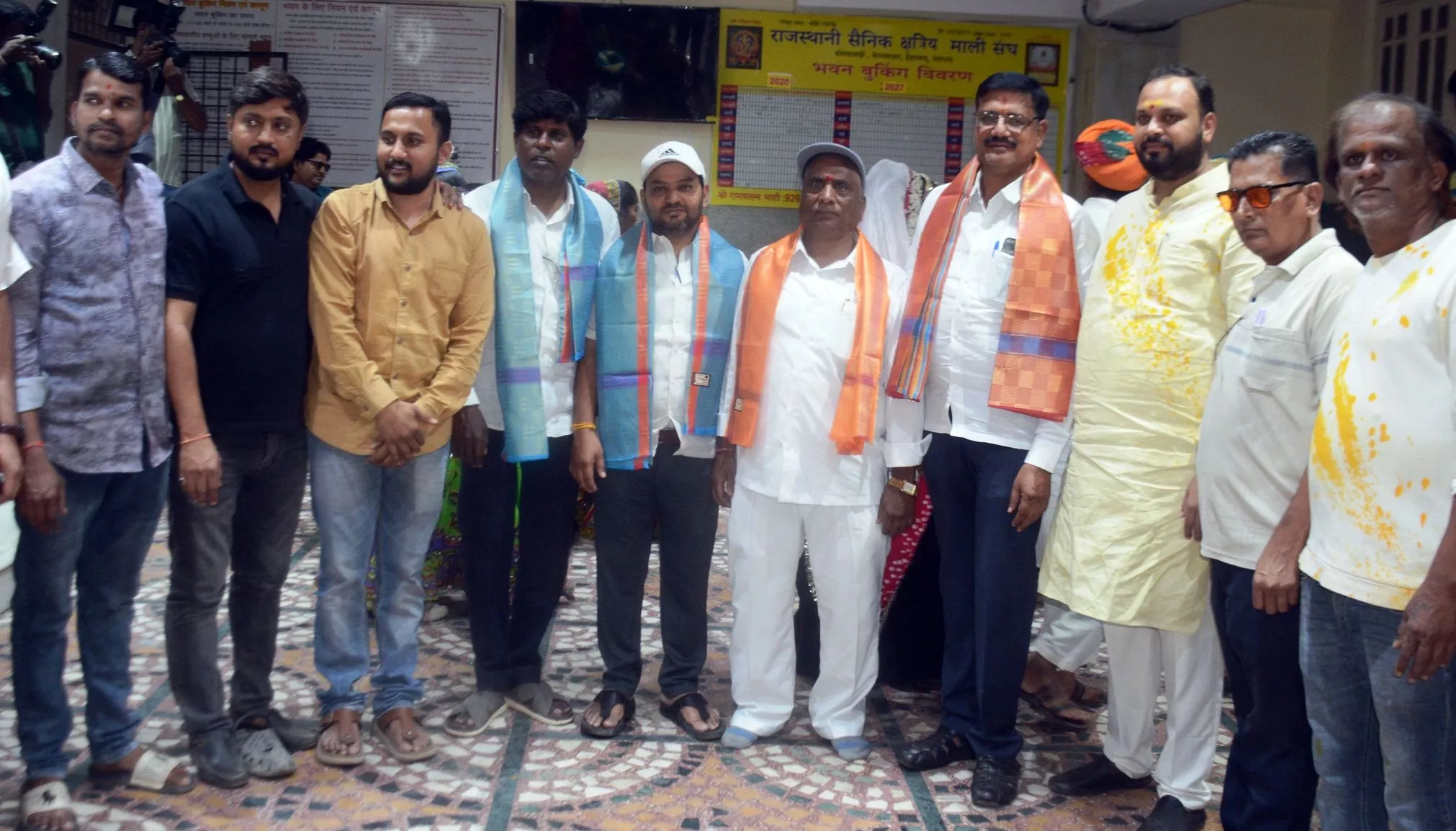 बेगम बाजार की 30वीं होली बारात का रंगारंग दृश्य