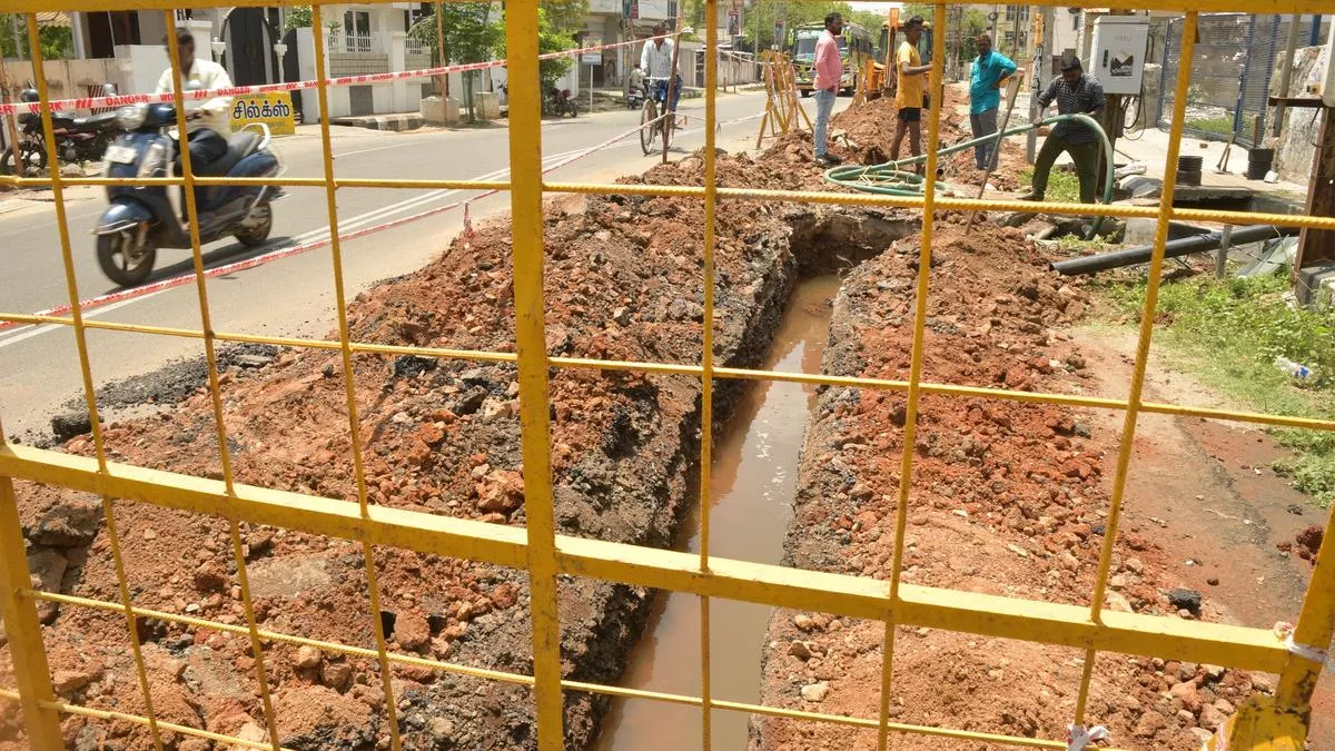 वरंगल जल निकासी परियोजना का प्रारूप चित्र