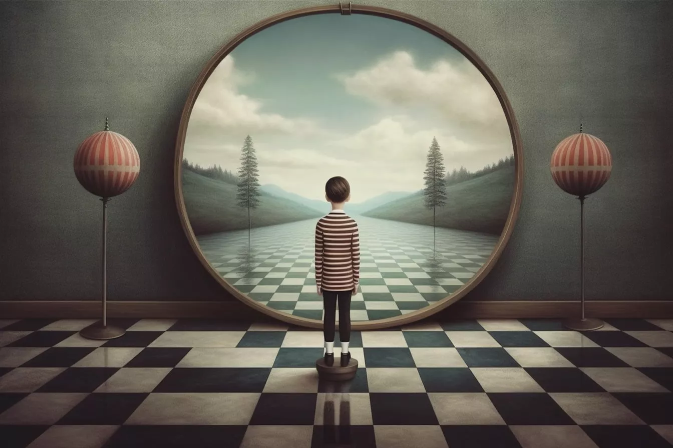 ध्यान करते हुए व्यक्ति आत्म-निरीक्षण में लीन