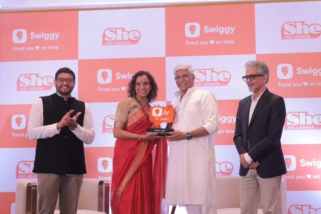 Swiggy ने श्रीदेवी जास्ती को किया सम्मानित