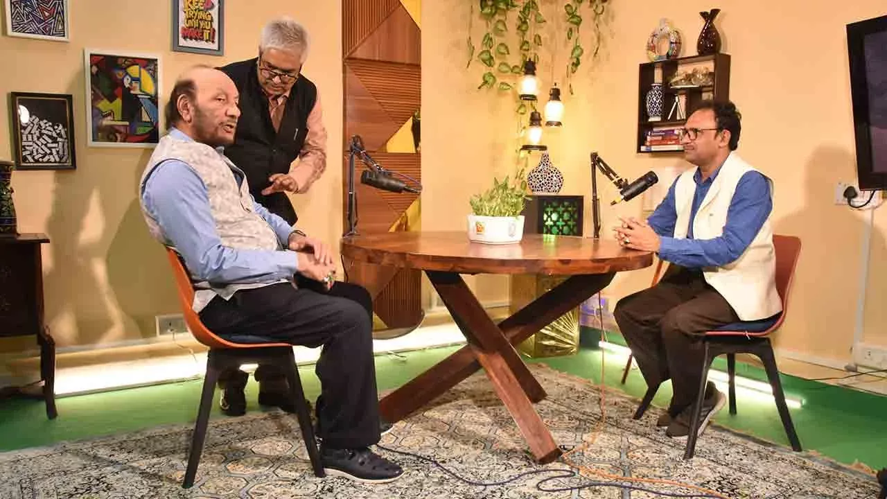 मानू में मीडिया स्टूडियो उद्घाटन कार्यक्रम का दृश्य