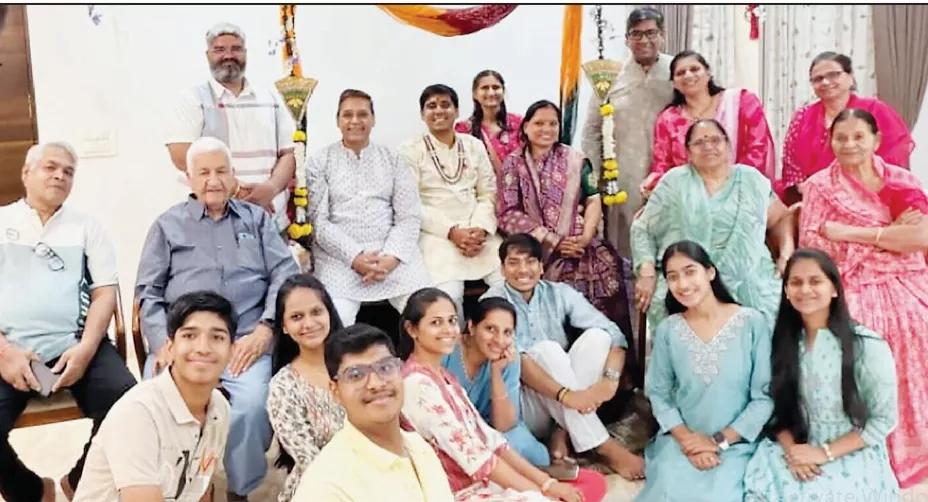 दीक्षार्थी मोहित हरण का स्वागत समारोह