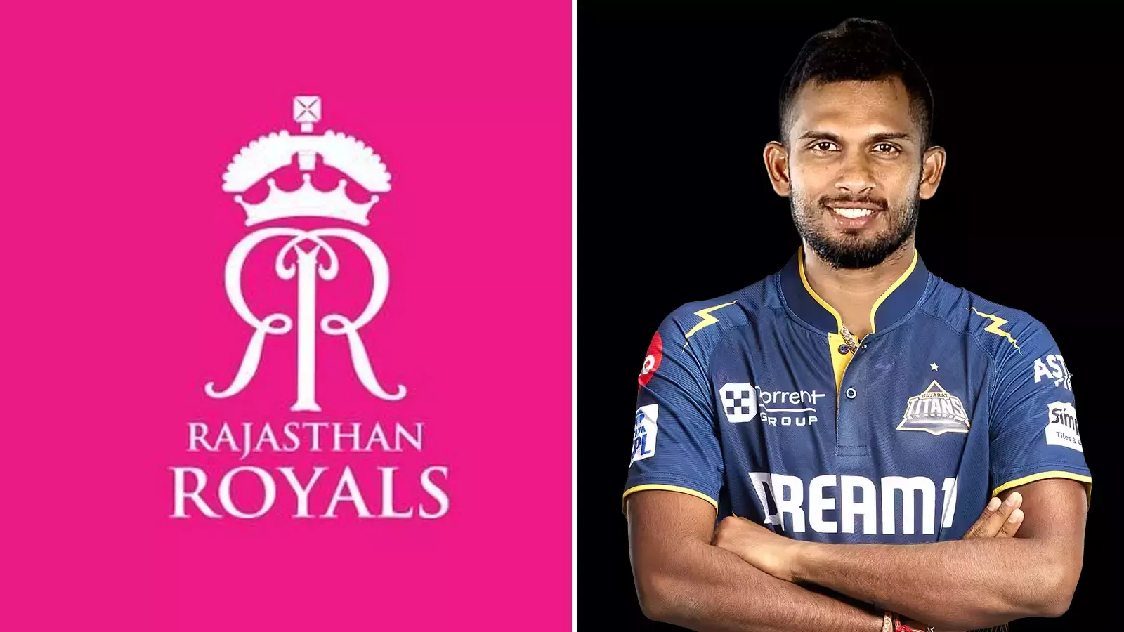 राजस्थान रॉयल्स की जर्सी में दासुन शनाका