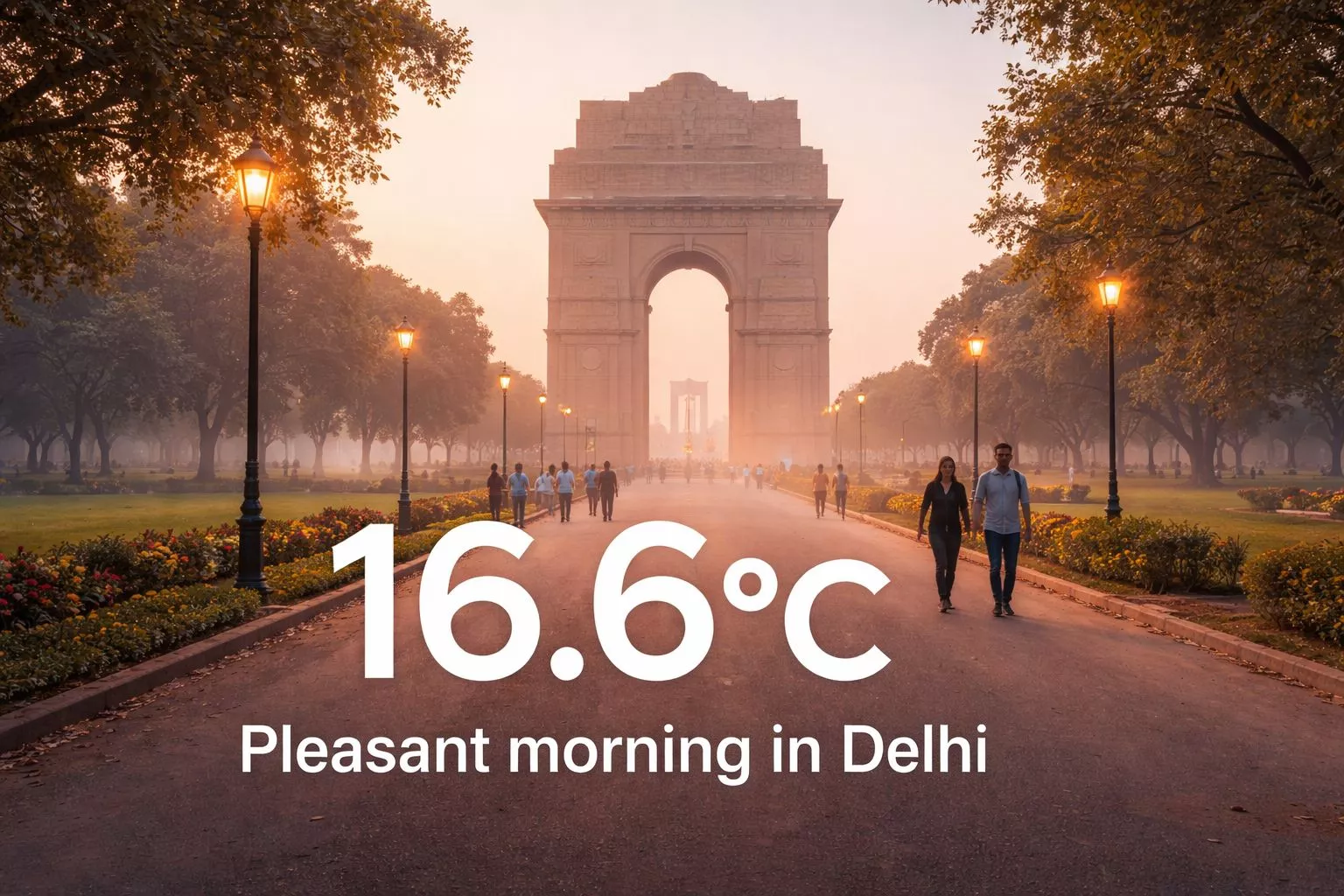 दिल्ली में आज मौसम और तापमान की स्थिति