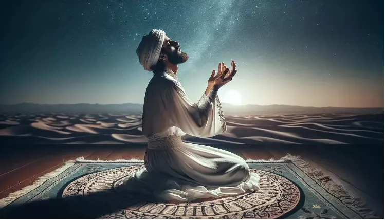 हजरत अली ऊंटों का बंटवारा करते हुए