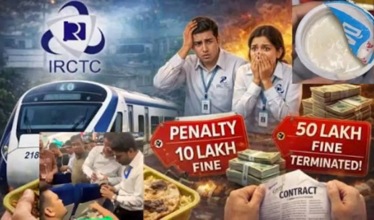 वंदे भारत में खाने को लेकर बड़ा विवाद 🚨 'कीड़े वाला दही' मिलने पर IRCTC और कैटरर पर भारी जुर्माना, कॉन्ट्रैक्ट भी रद्द!