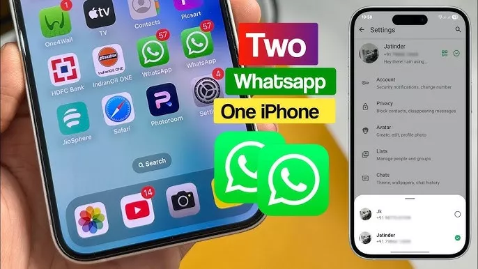 iPhone पर WhatsApp के दो अकाउंट चलाने का फीचर