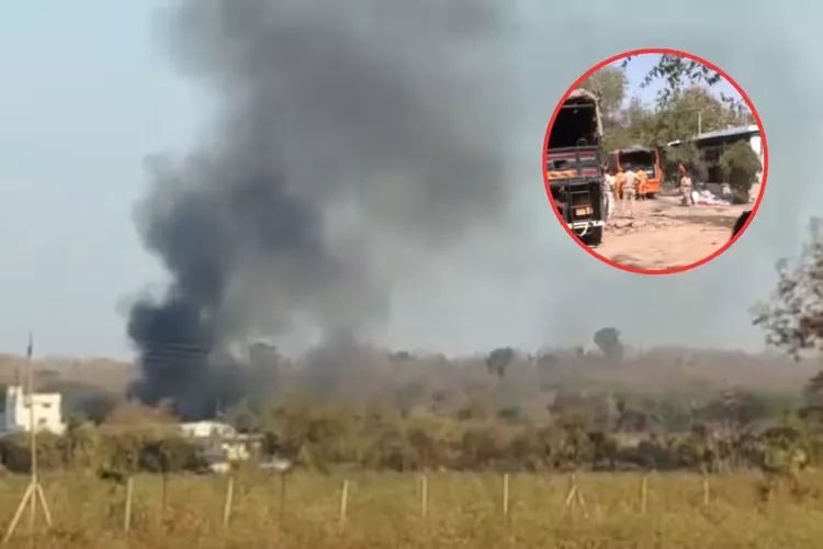 महाराष्ट्र के नागपुर में विस्फोटक पदार्थ बनाने वाले एक कारखाने में भीषण धमाका हुआ