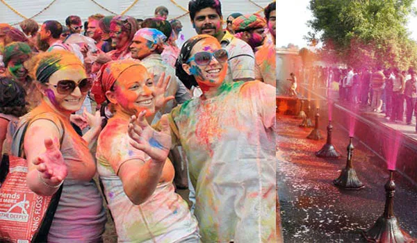 जयपुर में होली उत्सव: रंग, नृत्य और पर्यटकों की धूम