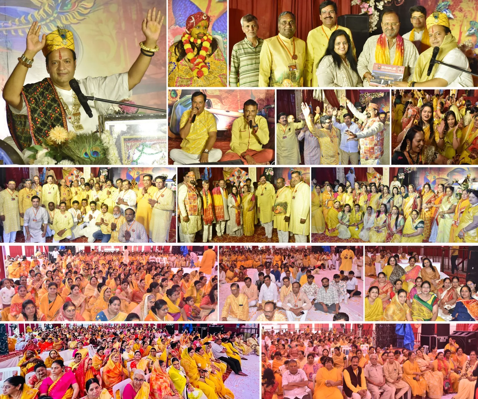 श्री खाटू श्याम कथा में उपस्थित श्रद्धालु