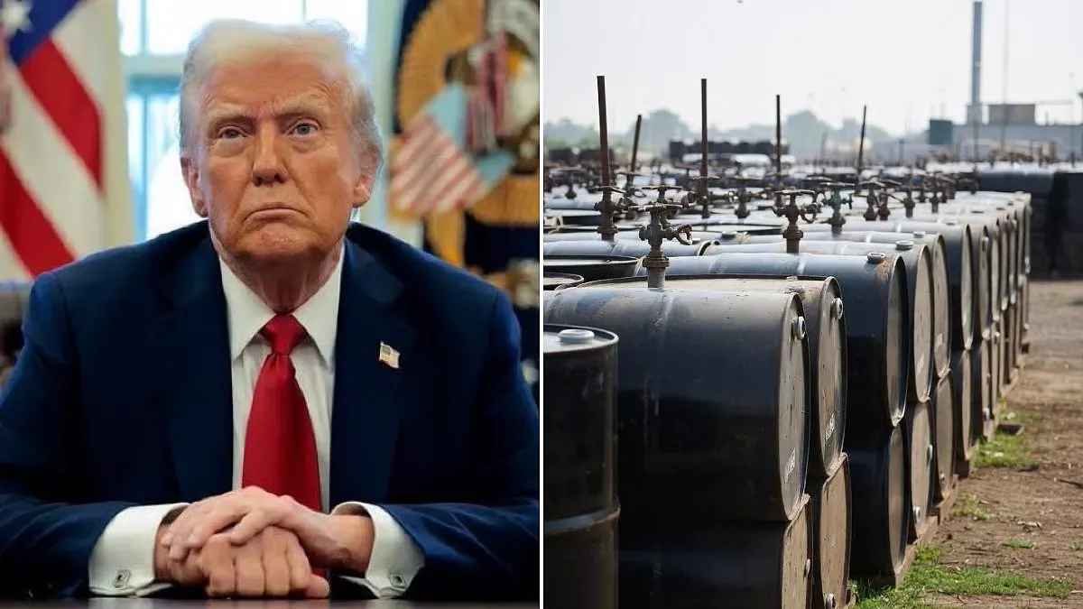 तेल कीमतों पर बयान देते डोनाल्ड ट्रंप