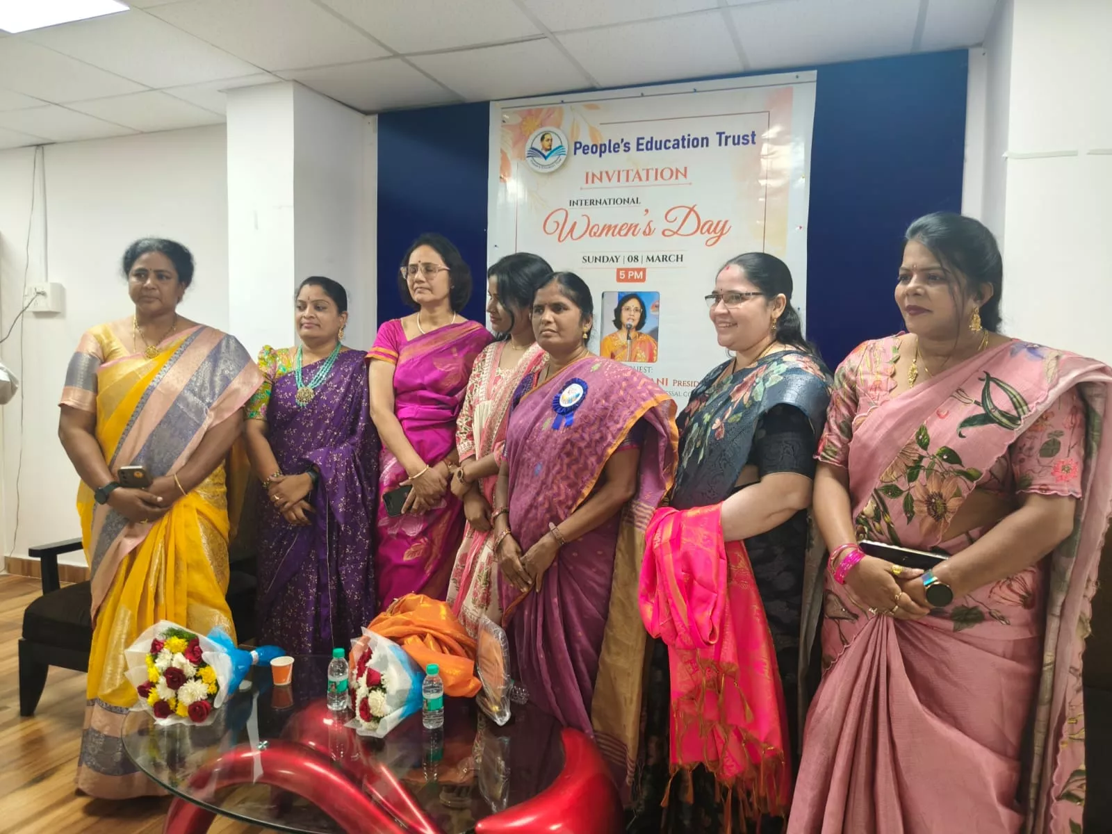 महिला दिवस कार्यक्रम में संबोधित करतीं पूर्व न्यायमूर्ति जी. राधारानी