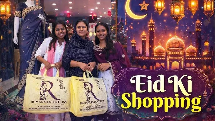 रमज़ान में हैदराबाद के बाजारों में रात की खरीदारी