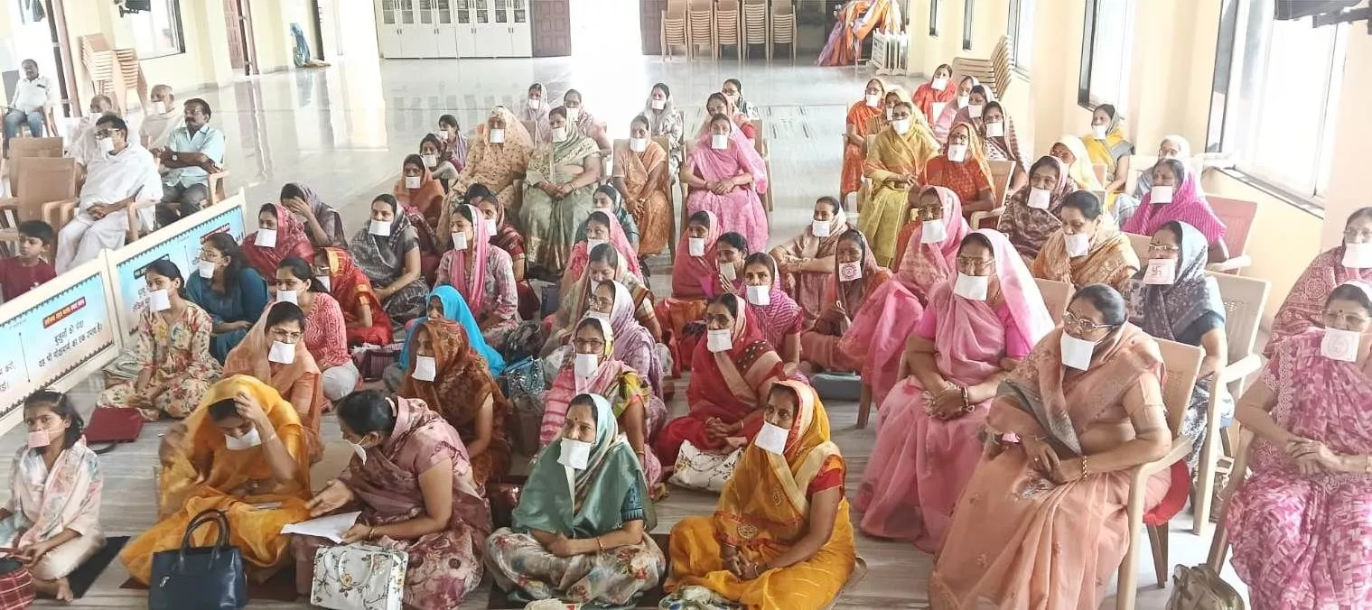 महासती निर्मला जी म.सा ने मानव जीवन पर प्रवचन दिया