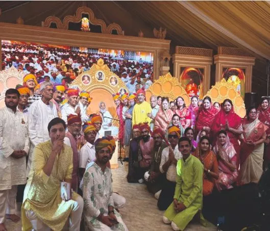 चादर महोत्सव में आचार्य जिनमणिप्रभ का स्वागत