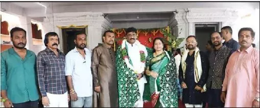 हनुमान मंदिर में श्री सीता राम कल्याण महोत्सव का दृश्य