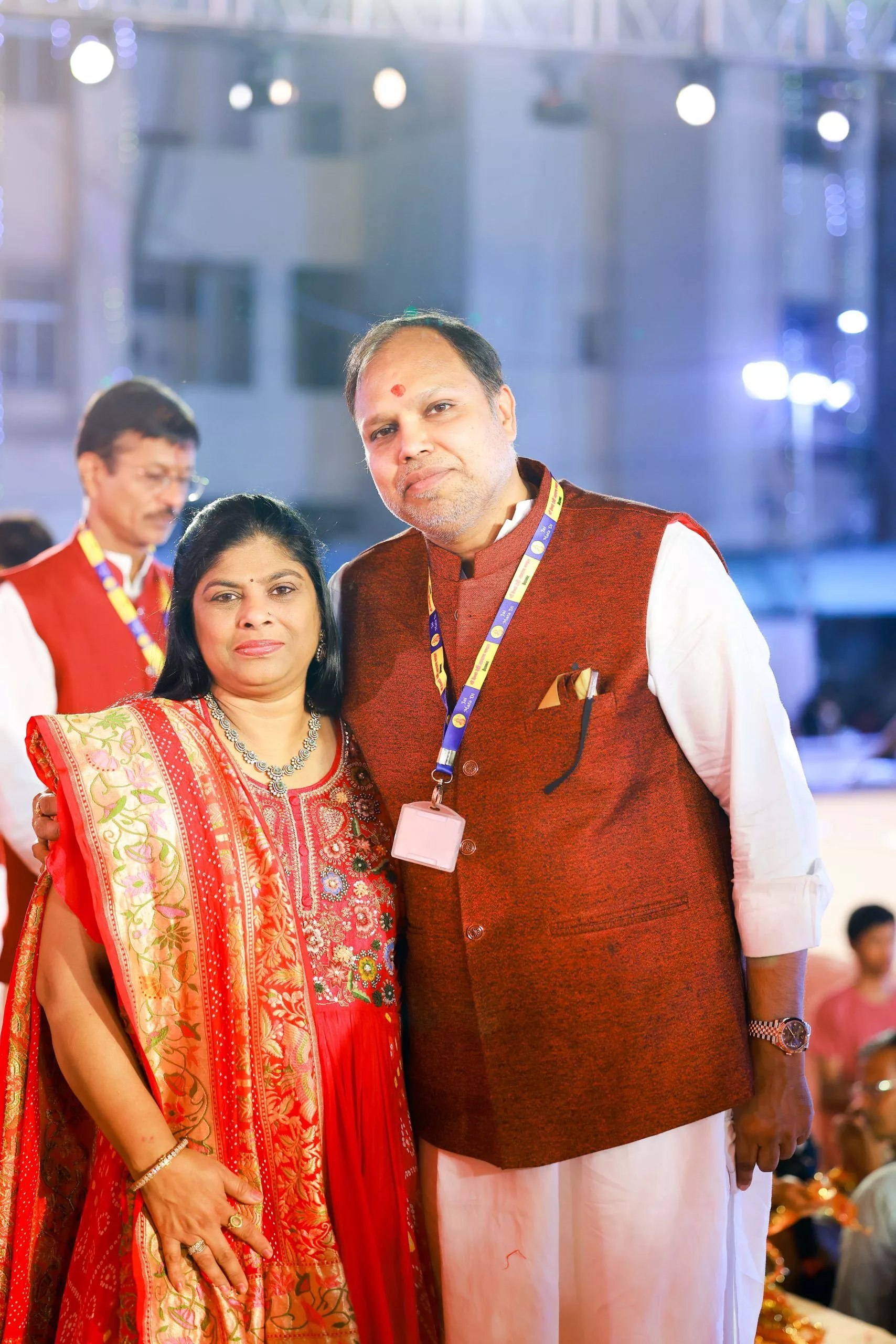 नुमाइश मैदान में माँ वैष्णो देवी के भव्य जागरण का दृश्य