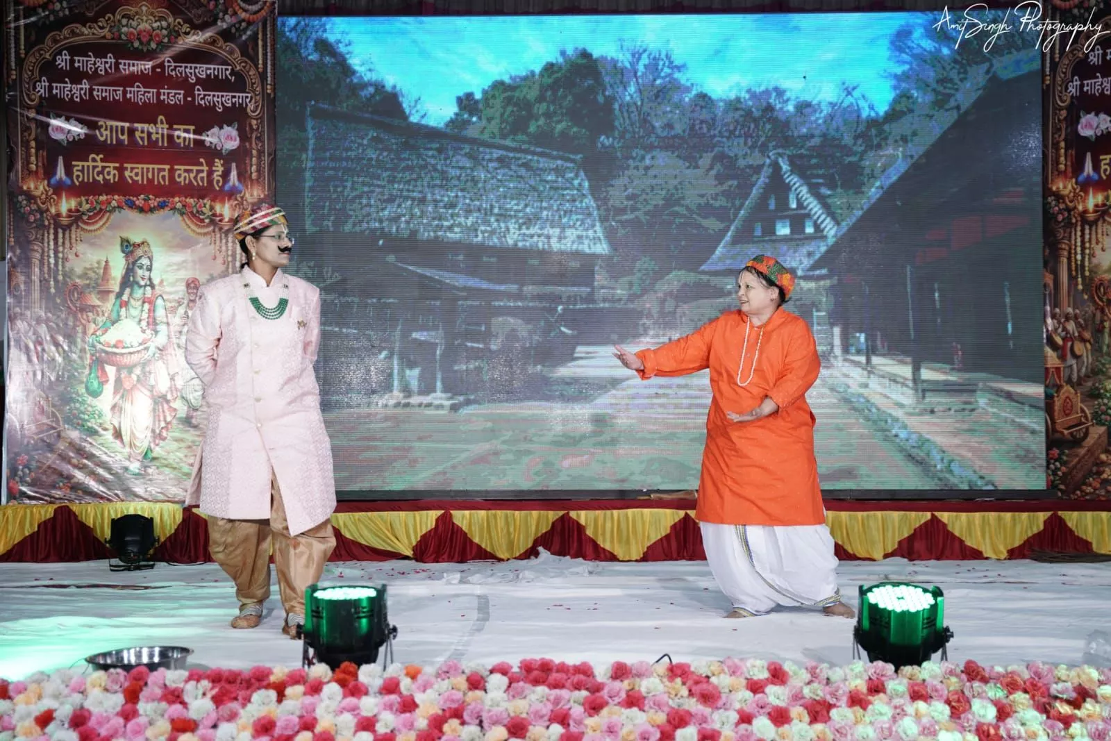 नानी बाई का मायरा महोत्सव में महिला मंडल की प्रस्तुति