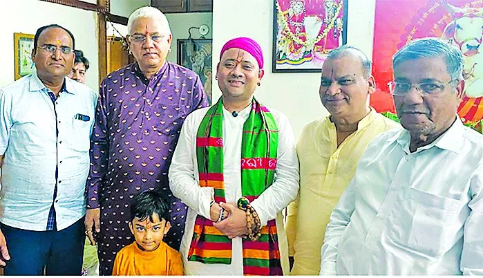 नुमाइश मैदान में गोवत्स फाउंडेशन का भागवत कथा आयोजन