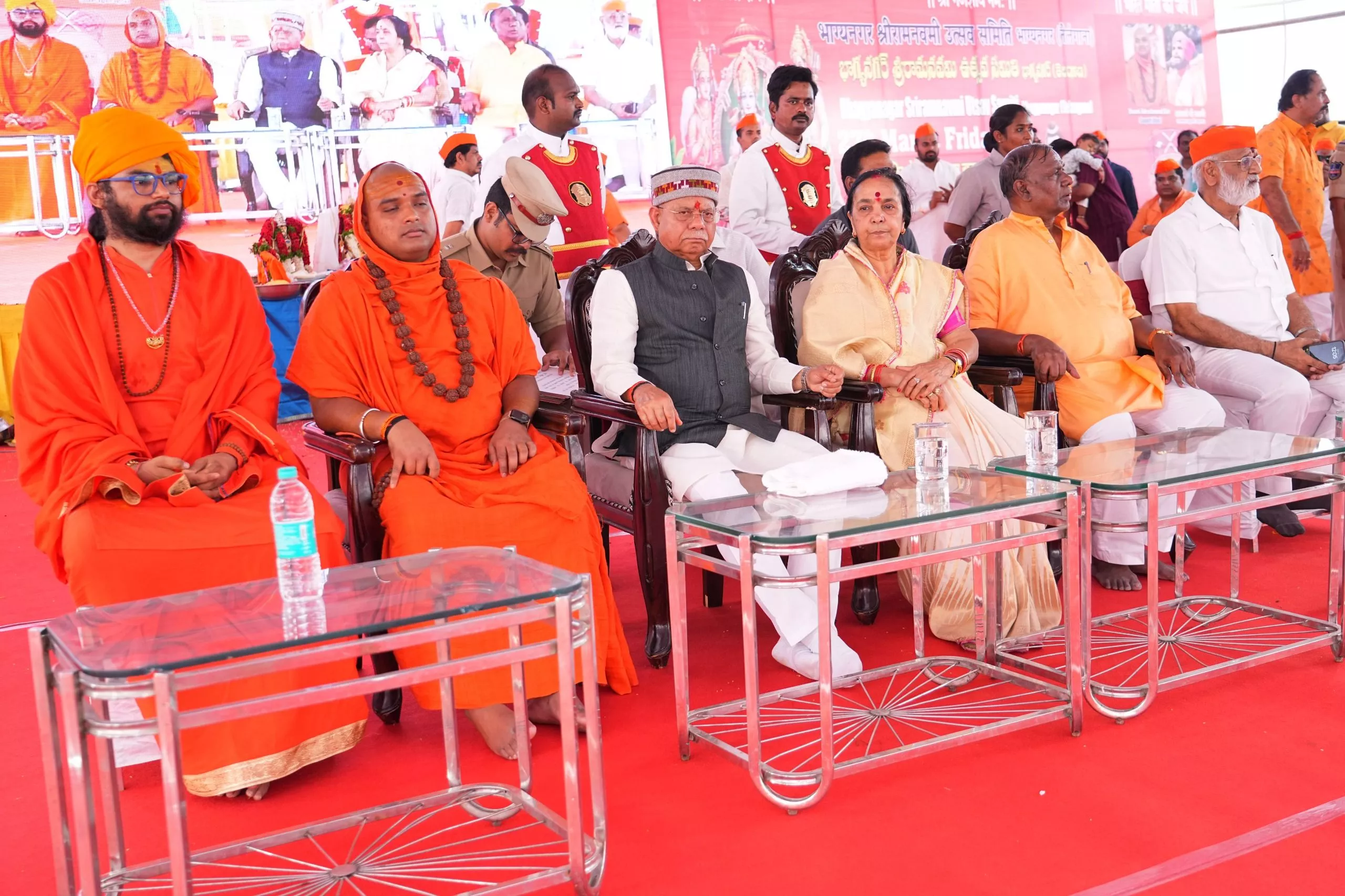 राज्यपाल ने भाग्यनगर में श्रीराम नवमी शोभायात्रा को हरी झंडी दिखाई