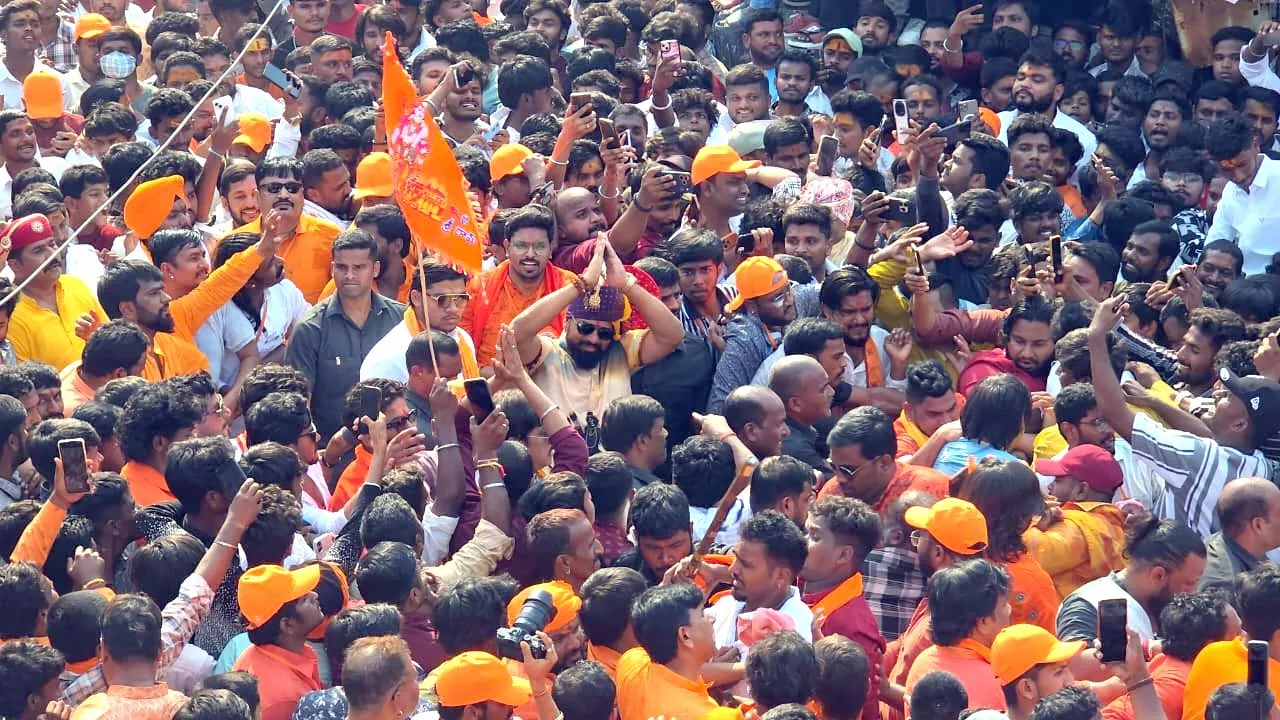 हैदराबाद में निकली भव्य श्रीराम नवमी शोभायात्रा