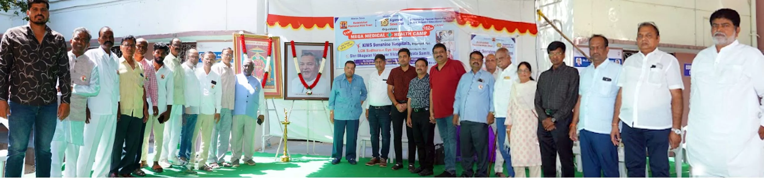 हैदराबाद में 162वाँ नि:शुल्क स्वास्थ्य जाँच शिविर