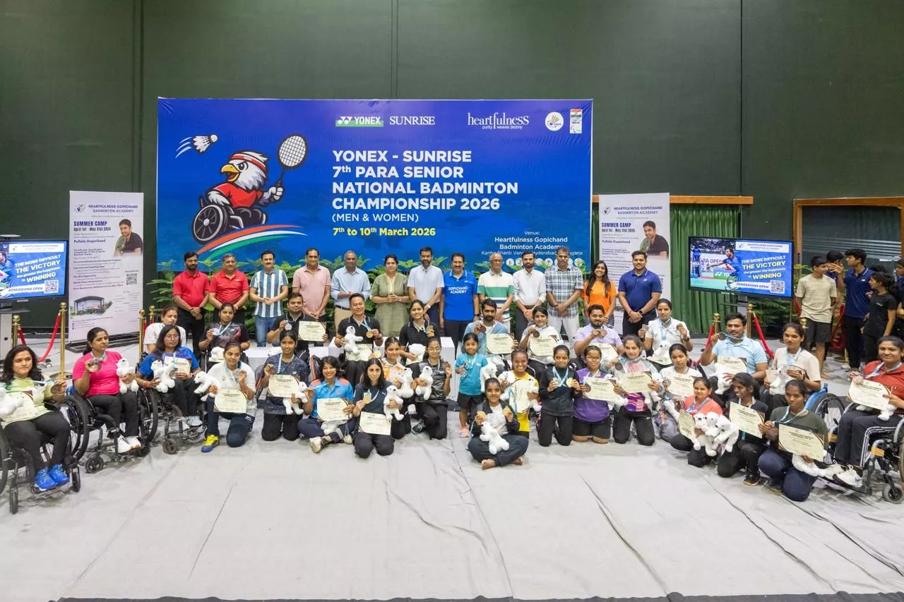 पैरा-बैडमिंटन चैंपियनशिप में विजेता खिलाड़ी