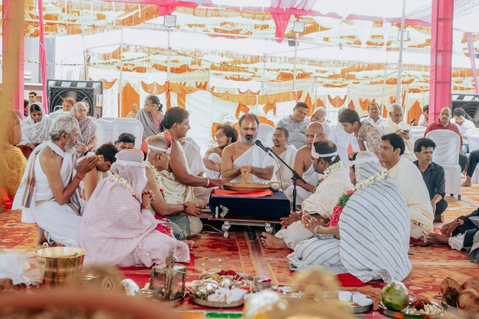 जैन मंदिर में प्रतिष्ठा महोत्सव का आयोजन